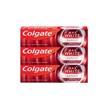 "Colgate" balinamoji dantų pasta "Max Baltas Expert Original" 3 x 75 ml