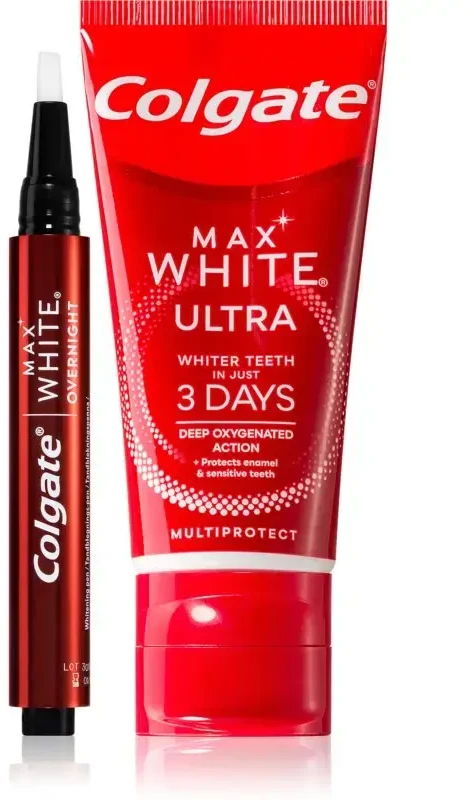 Colgate Balinantis dantų priežiūros rinkinys Max Baltas