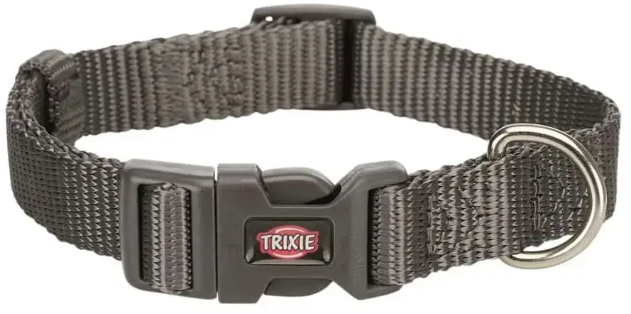TRIXIE Premium antkaklis, XXS-XS 15-25cm/10mm, grafito