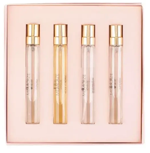 Collection II Set Memoize: Humanitas Extrait De Parfum Unisex 7.5 ml + Superbia Extrait De Parfum Unisex 7.5 ml + Luxuria Extrait De Parfum Unisex 7.5 ml + Rose Luxuria Eau De Parfum Unisex 7.5 ml