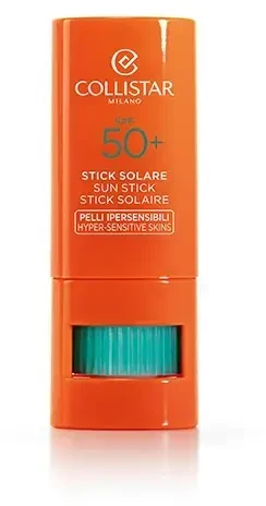 Collistar Perfect Tanning Clear Sun Stick Spf50 pieštukas apsaugantis nuo saulės 8g