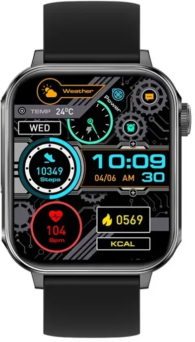 Išmanusis laikrodis Colmi P80 smartwatch (juodas)