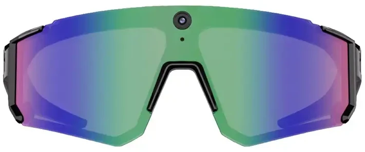 Colmi V06 AI Sports Sunglasses (Juodas with Mėlyna Lenses)