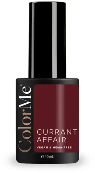 ColorMe Cosmetics Currant Affair Gel Semi-Permanent Nagų lakas, 10 ml