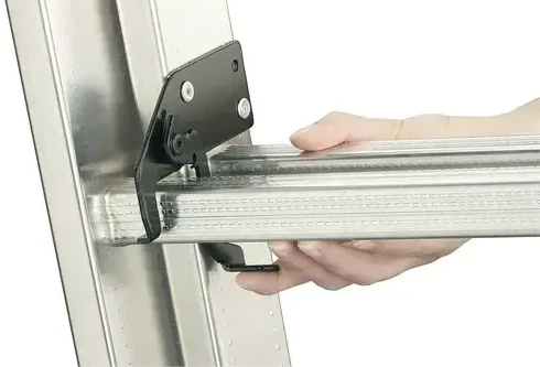 Hailo HAILO S100 Hailo ProfiLOT kopėčios, kombinuojamos, aliumininės / 2x9+1x8 laipteliai 039309507