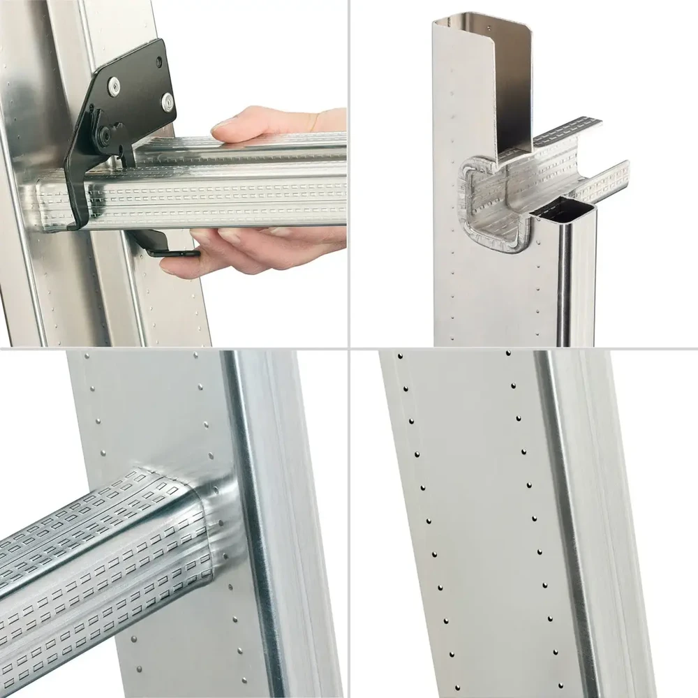 Trepes 3 daļīgs universāls Hailo 9306-507, 470 cm, 280 - 373 cm