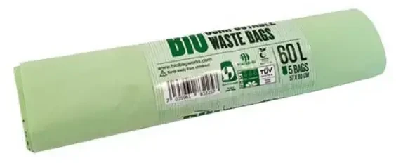 BioBag Compostable Garbage Bags 60L 57x90cm