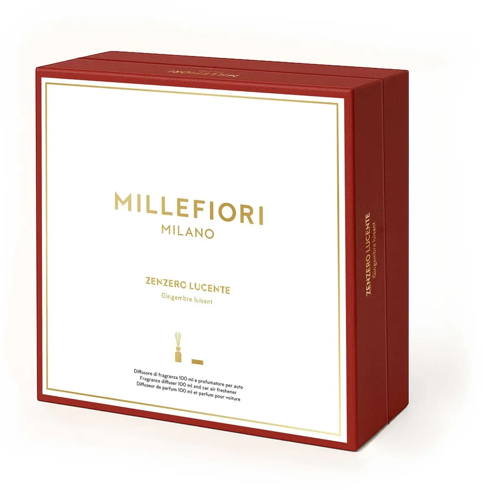 Millefiori Milano kvapų difuzorius ir automobilio oro gaiviklis, Bright Ginger, 100 ml