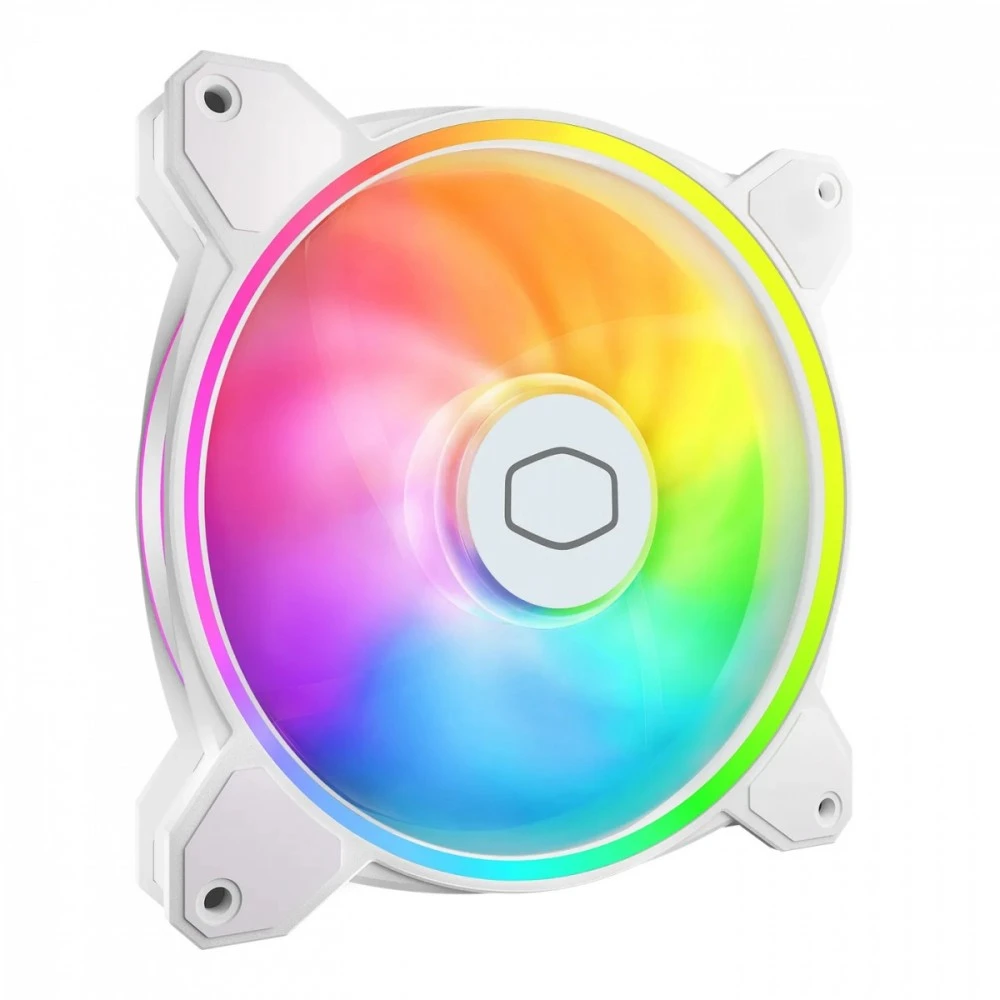 Korpuso Ventiliatorius - Cooler Master MasterFan MF140 HALO² Baltas Edition