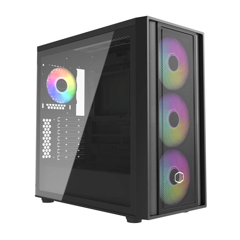 Kompiuterio Korpusas - Cooler Master MasterBox 600, Juodas
