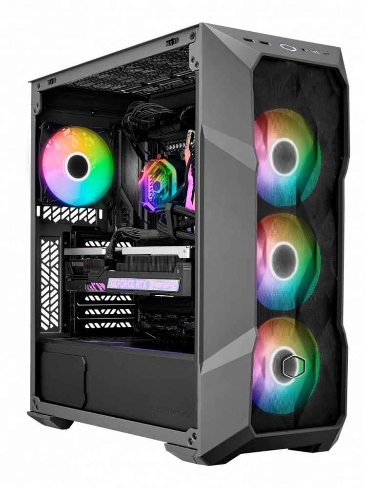 „Obudowa Cooler Master TD500 MAX ARGB“ (TD500V2-MGNN85-SL0)