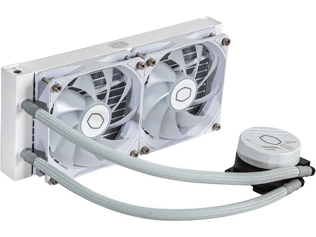 COOLER MASTER CPU vandens aušinimas Masterliquid 240L Core ARGB Baltas