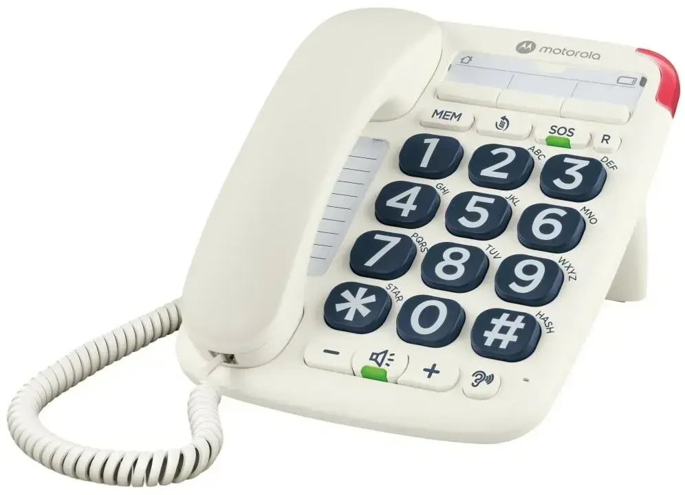 Telefonas stacionarus belaidis Motorola CT200 balta