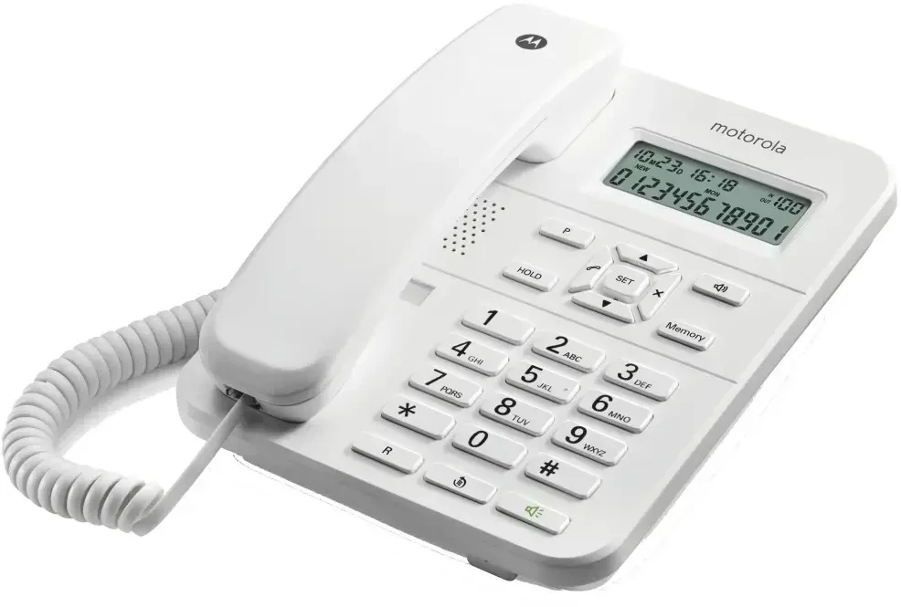 Belaidis laidinis telefonas Motorola CT202 baltas