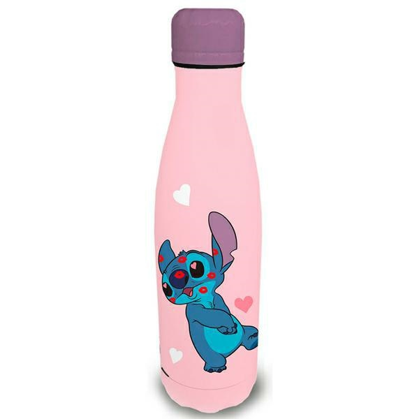 Coriex gertuvė Stitch 500ml rožinės spalvos 10650