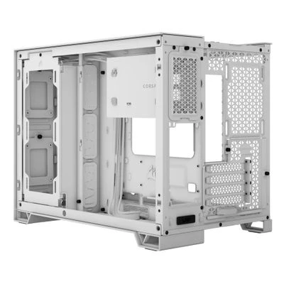 Corsair Dual Chamber PC Case | 2500D AIRFLOW | Mid Tower | Micro-ATX | Baltas