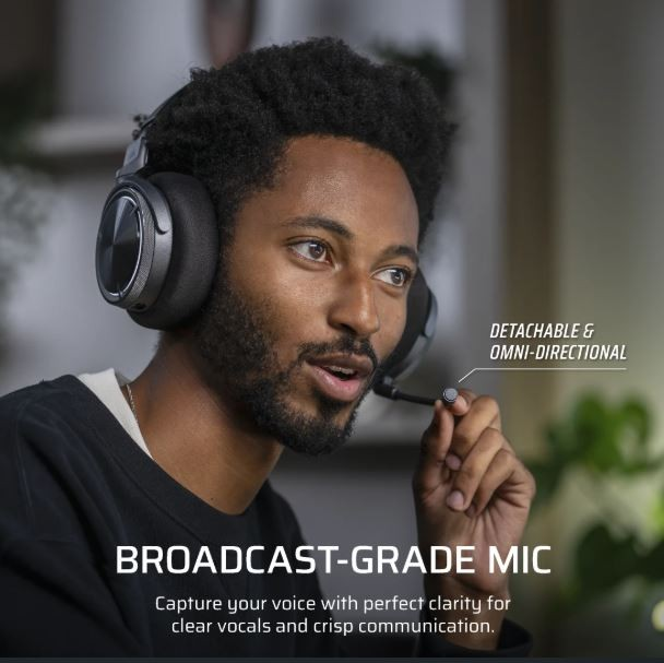 Ausinės Corsair Virtuoso Max Belaidės juoda