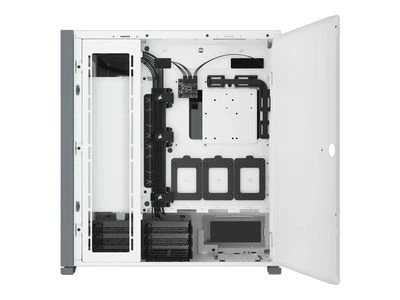 Corsair | Grūdinto stiklo PC dėklas | 7000D AIRFLOW | Šoninis langas | Baltas | Pilnas bokštas | Įtrauktas maitinimo šaltinis Nr. | ATX