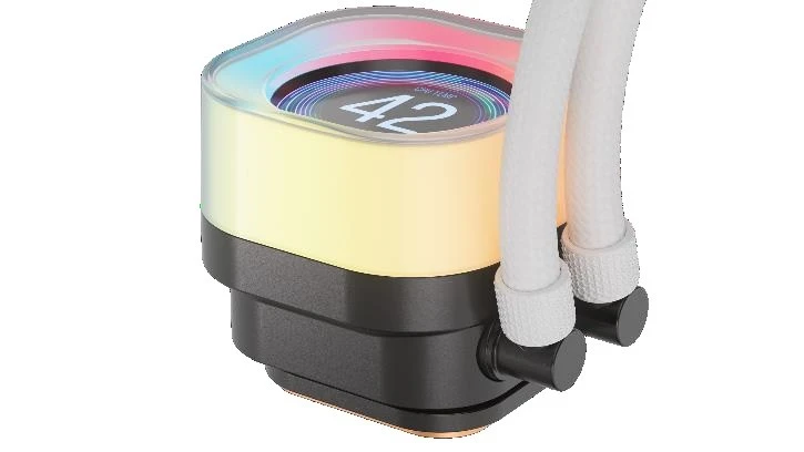 Corsair iCUE LINK Titan 240 RX LCD RGB CW-9061022-WW Baltas