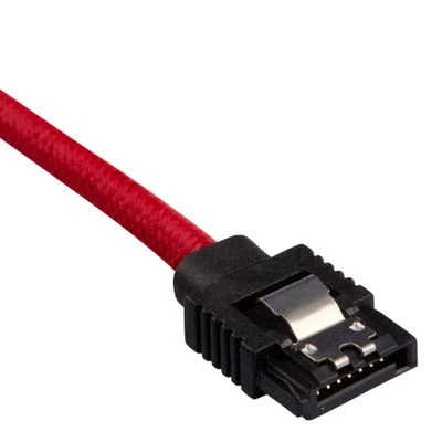 „Corsair Premium“ SATA kabelis su įmautėle, raudonas, 60 cm, 2 vnt. pakuotėje