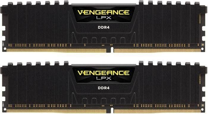 Corsair Vengeance LPX 16GB (2x8GB) DDR4 DRAM 2400MHz C16 Juodas