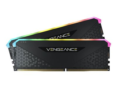 RAM Corsair Vengeance RGB RS Juodas 64GB Kit (2x32GB) DDR4-3600 CL18 DIMM atmintis