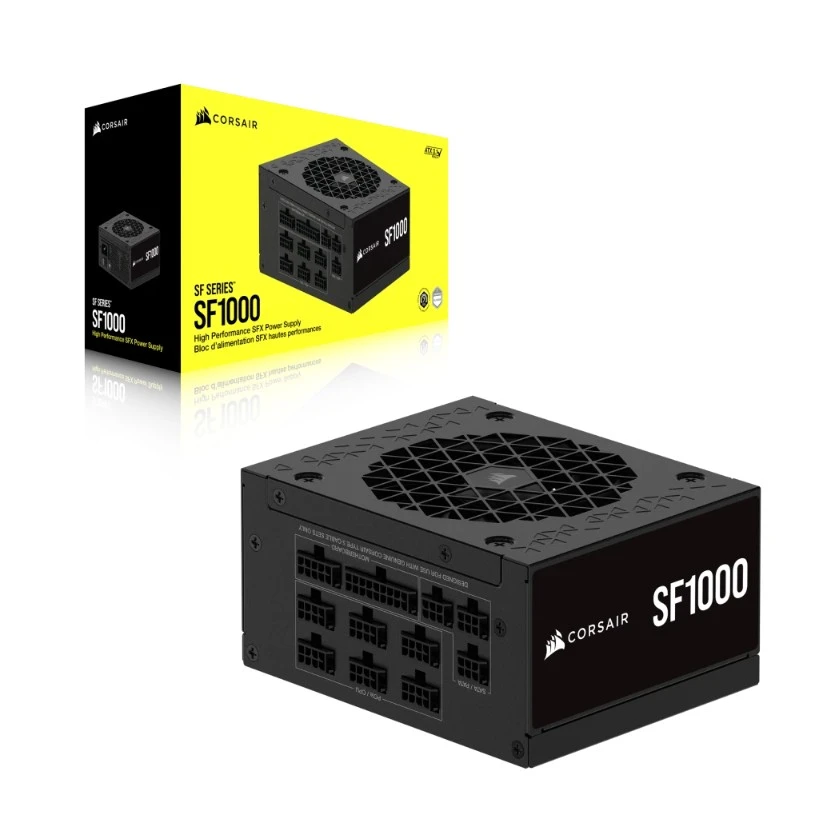 Corsair visiškai modulinis 80 PLUS platininis SFX maitinimo šaltinis (ES) | SF serija SF1000 | 1000 W