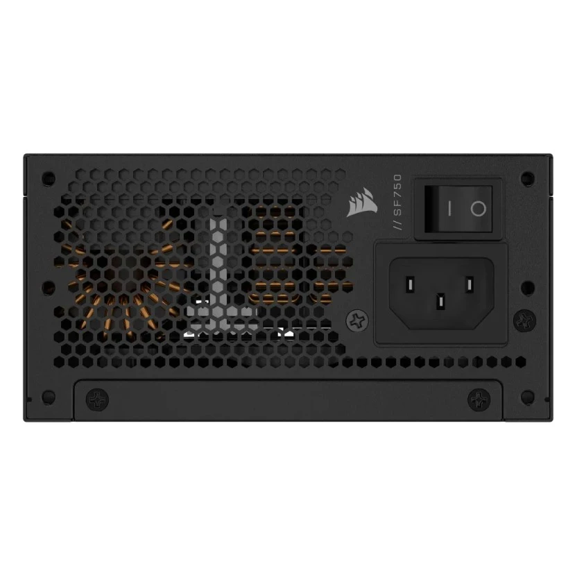 „Corsair SF Series SF750 SFX“ maitinimo šaltinis, 80 PLUS Platinum, ATX 3.1 / PCIe 5.1 × 750 vatų, juodas