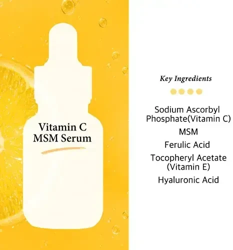 COS DE BAHA Vitamin C MSM Serum (VM) - veido serumas, 30 ml