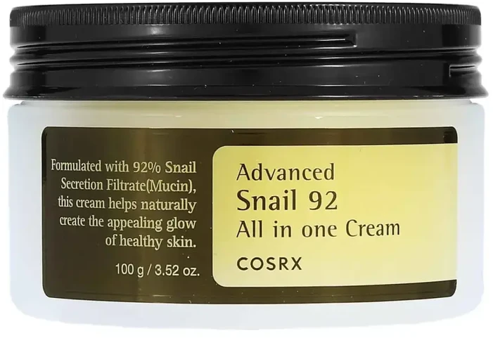 Cosrx Advanced Snail 92 All In One Veido kremas su sraigių mucinu, 100 g
