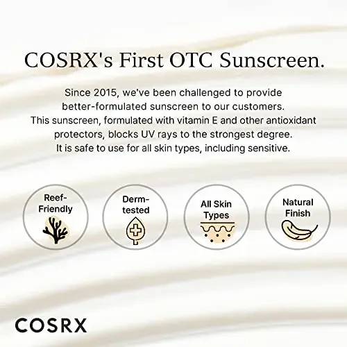 COSRX Vitalizuojantis kremas nuo saulės su vitaminu E SPF 50+ (Vitalizing Sunscreen) 50 ml