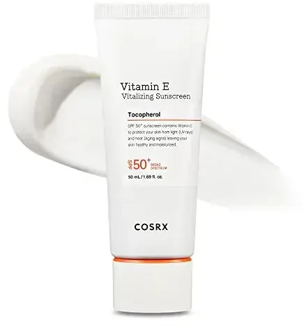 COSRX Vitalizuojantis kremas nuo saulės su vitaminu E SPF 50+ (Vitalizing Sunscreen) 50 ml