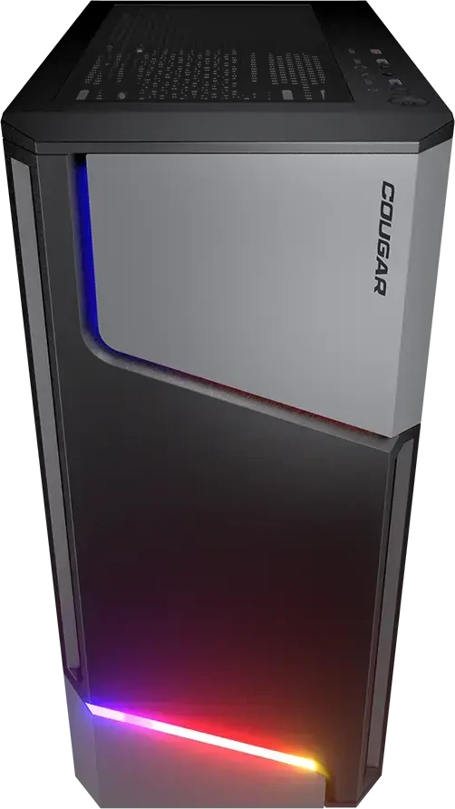 COUGAR MX360 RGB kompiuterio korpusas, vidutinio dydžio bokštas, Juodas