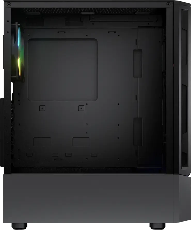 COUGAR MX360 RGB kompiuterio korpusas, vidutinio dydžio bokštas, Juodas