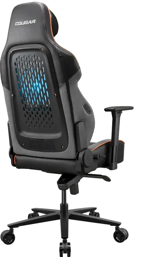 Cougar žaidimų kėdė NxSys Aero, Juoda / oranžinė spalva
