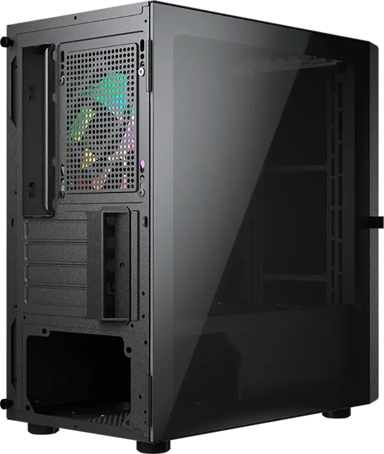 COUGAR Purity RGB kompiuterio korpusas, Mini Tower, Juodas