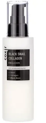 Coxir Juodas Snail Collagen Emulsion veido emulsija, 100 ml