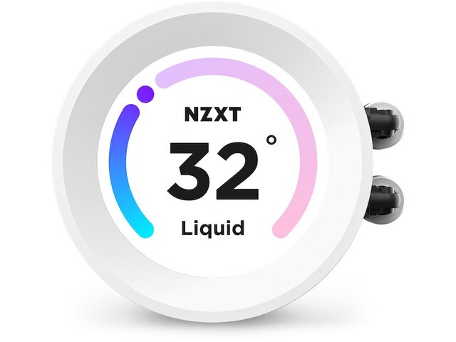 NZXT CPU vandens aušinimas Kraken Elite 240 RGB LCD Baltas