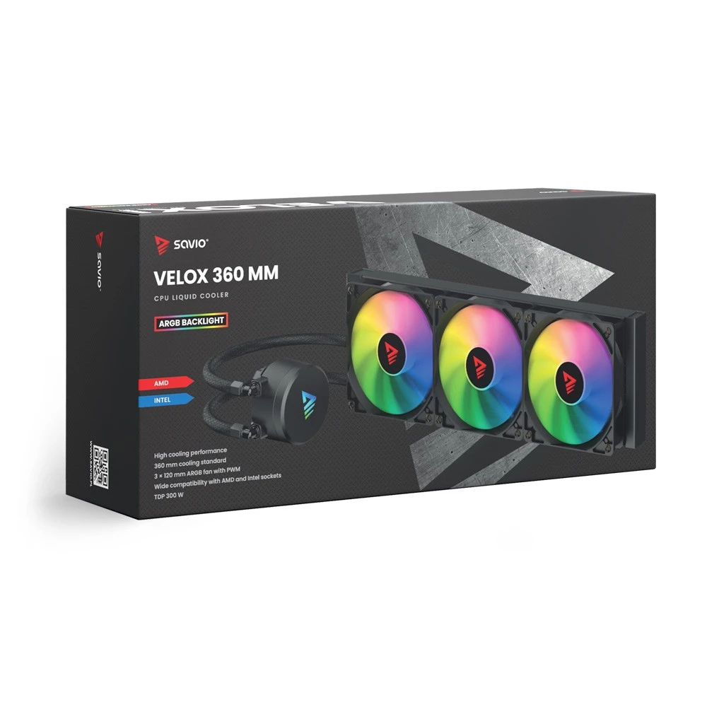 Savio Velox 360 mm ARGB