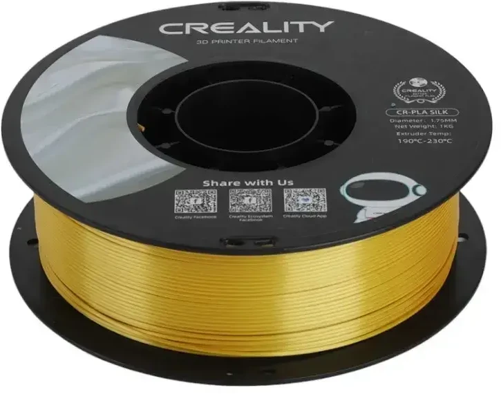 Creality CR-PLA Silk - 1.75mm - 1kg - Auksinis