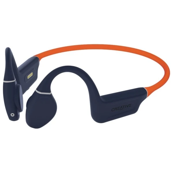 Creative ausinės belaidės Outlier Free Pro Plus oranžinės spalvos Bluetooth 5.3