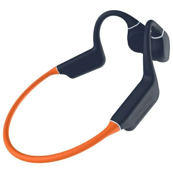 Creative ausinės belaidės Outlier Free Pro Plus oranžinės spalvos Bluetooth 5.3