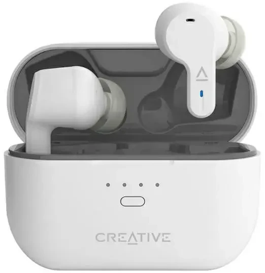 Creative Zen Air Pro belaidės ausinės baltos Bluetooth 5.3 ANC