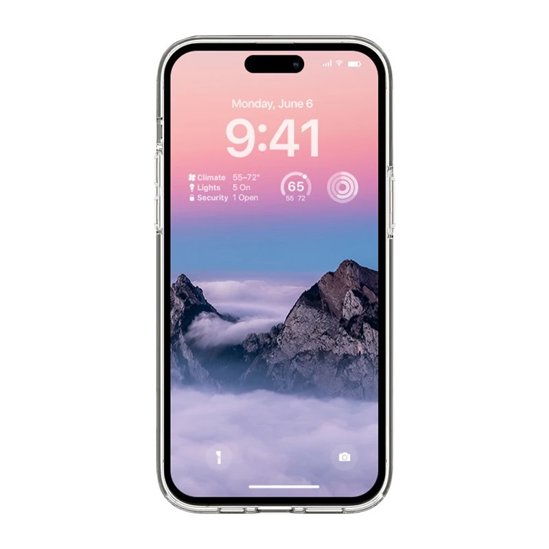 Crong Clear MAG Cover Magnetic dėklas skirtas Apple iPhone 14 Pro Max Clear