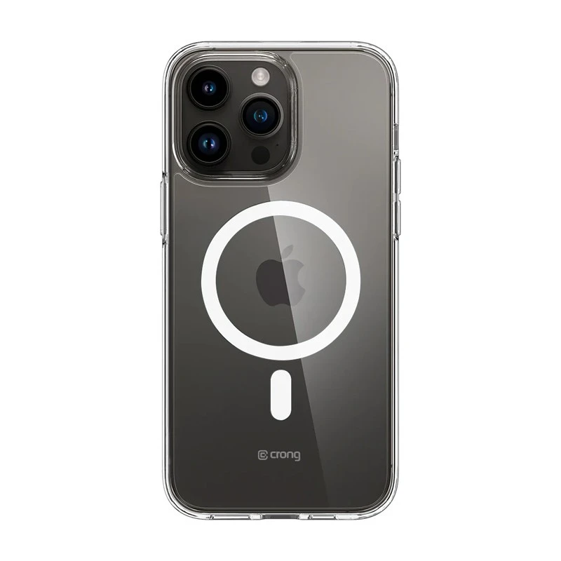 Crong Clear MAG Cover Magnetic dėklas skirtas Apple iPhone 14 Pro Max Clear
