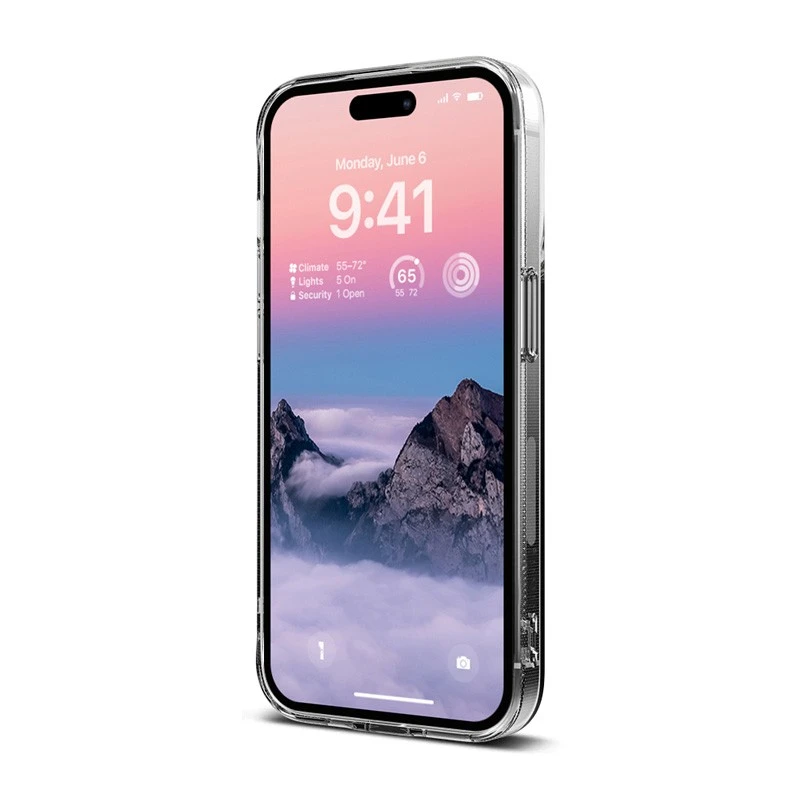 Crong Crystal Slim dėklas skirtas Apple iPhone 14 Pro Max Clear