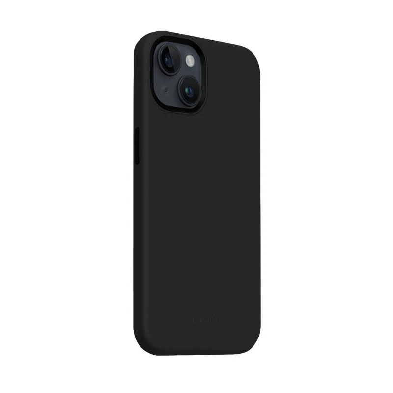 Crong Color Cover LUX Magnetic - Dėklas iPhone 15 Plus MagSafe (juoda)