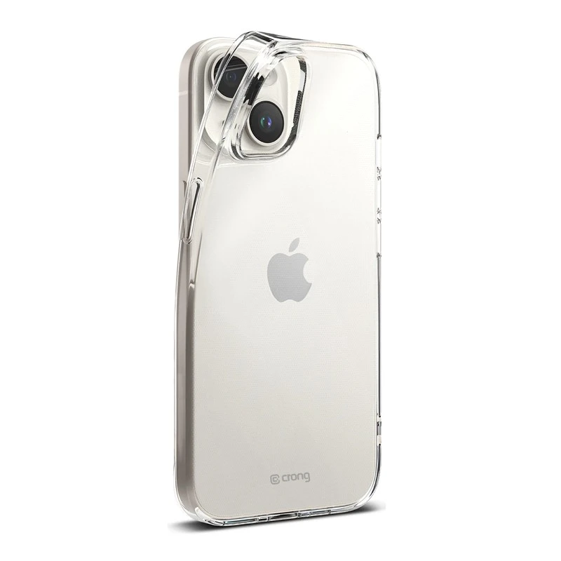 Crong Crystal Slim Cover - dėklas skirtas Apple iPhone 15 Plus Transparent