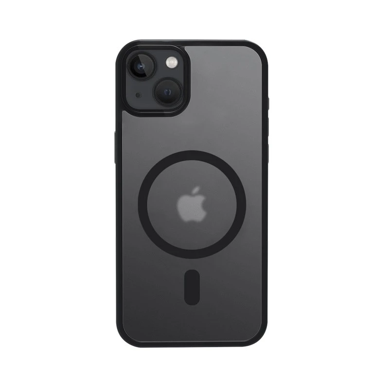 Crong Hybrid Frost MAG Cover - dėklas skirtas Apple iPhone 15 Plus MagSafe Juodas