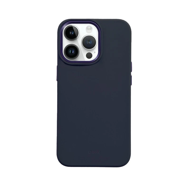 Crong Color Cover LUX Magnetic - dėklas skirtas Apple iPhone 15 Pro MagSafe Navy Mėlyna